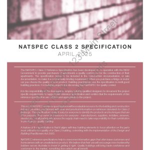 NATSPEC CLASS 2 Specification